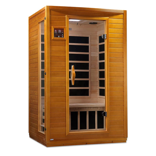 Andora 2-Person Low EMF FAR Infrared Sauna, Canadian Hemlock