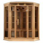 Dynamic Infrared  3 - Person Bluetooth Compatible FAR Infrared Sauna in Hemlock