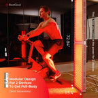 Red Light Therapy Device, 4 Wavelengths Full Body Infrared Red Light Therapy at Home, Elite Grade Dual Chip 300 Leds, High Power, 500W. Modular Design.